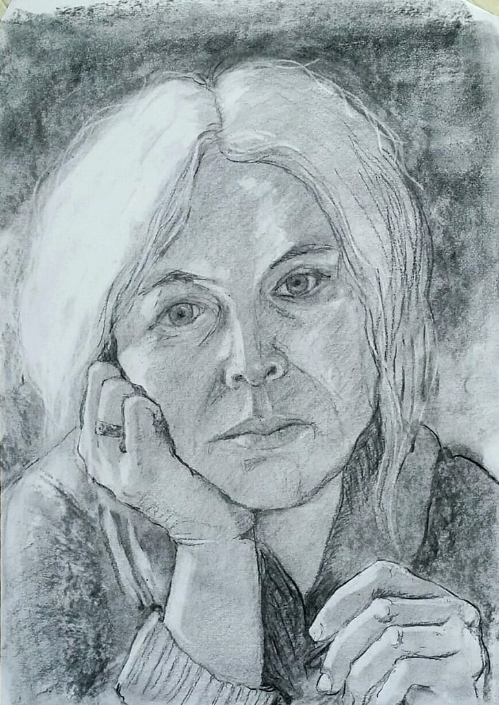 Drawing of Cait Webb
